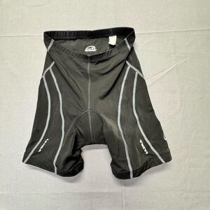 Performance Women’s cycling shorts padded bottom Black and Gray